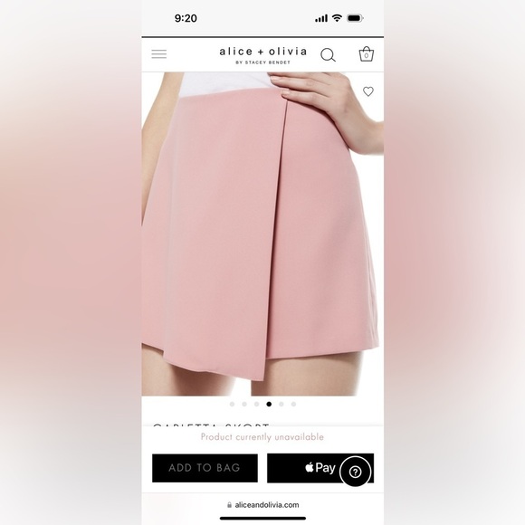 NWOT Alice + Olivia Carletta Skort in size 4 - Picture 6 of 10